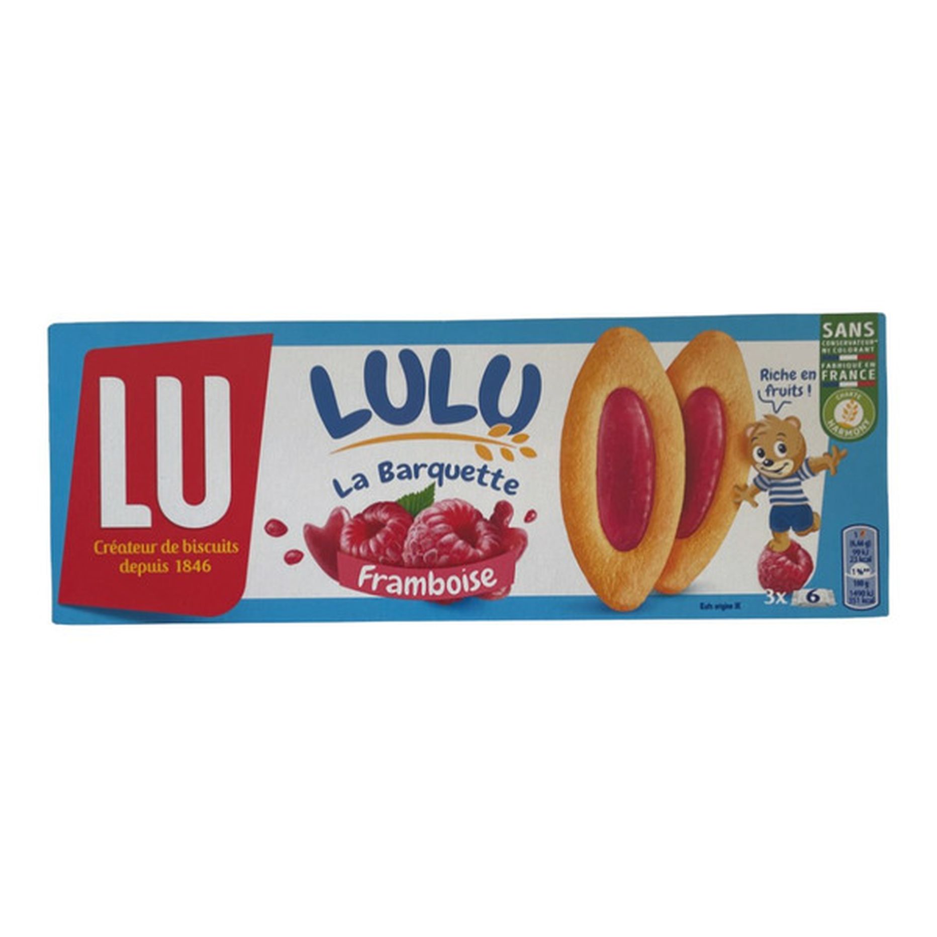 Lu Lulu Barquette Raspberry Cookies 120 G Delivery Or Pickup Near Me Instacart