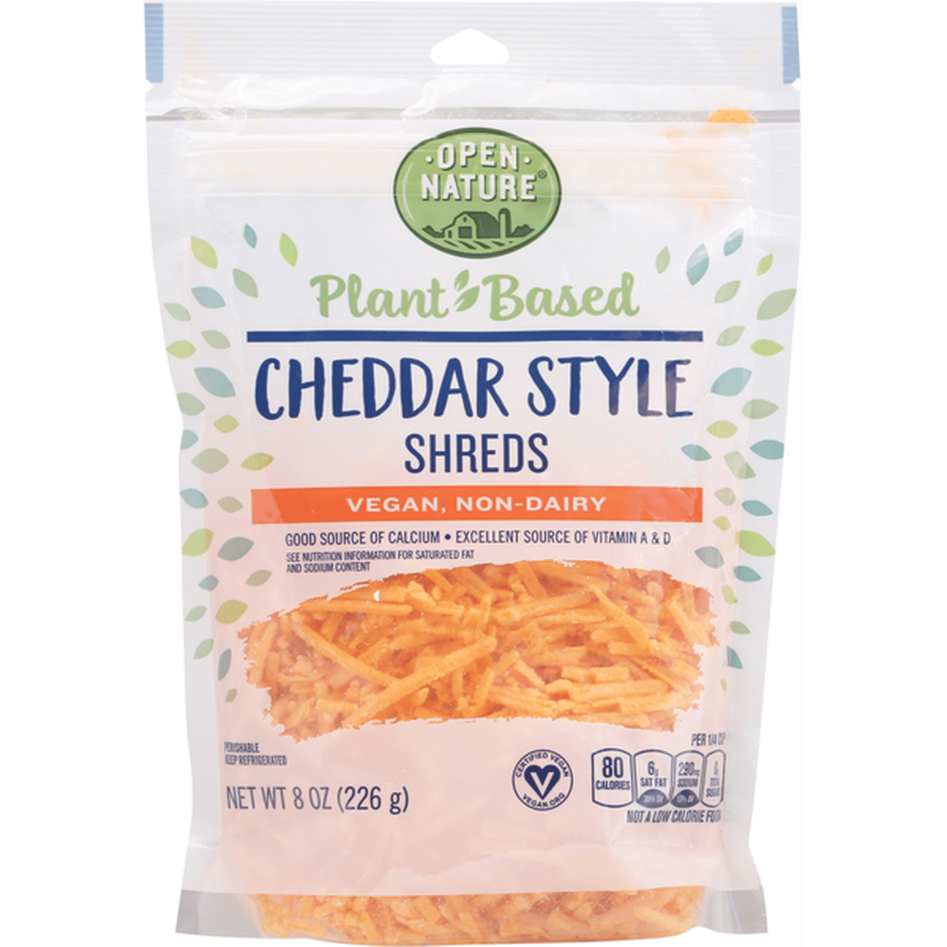 Open Nature Cheddar Style, Plant Based, Shreds 20 oz Delivery or ...