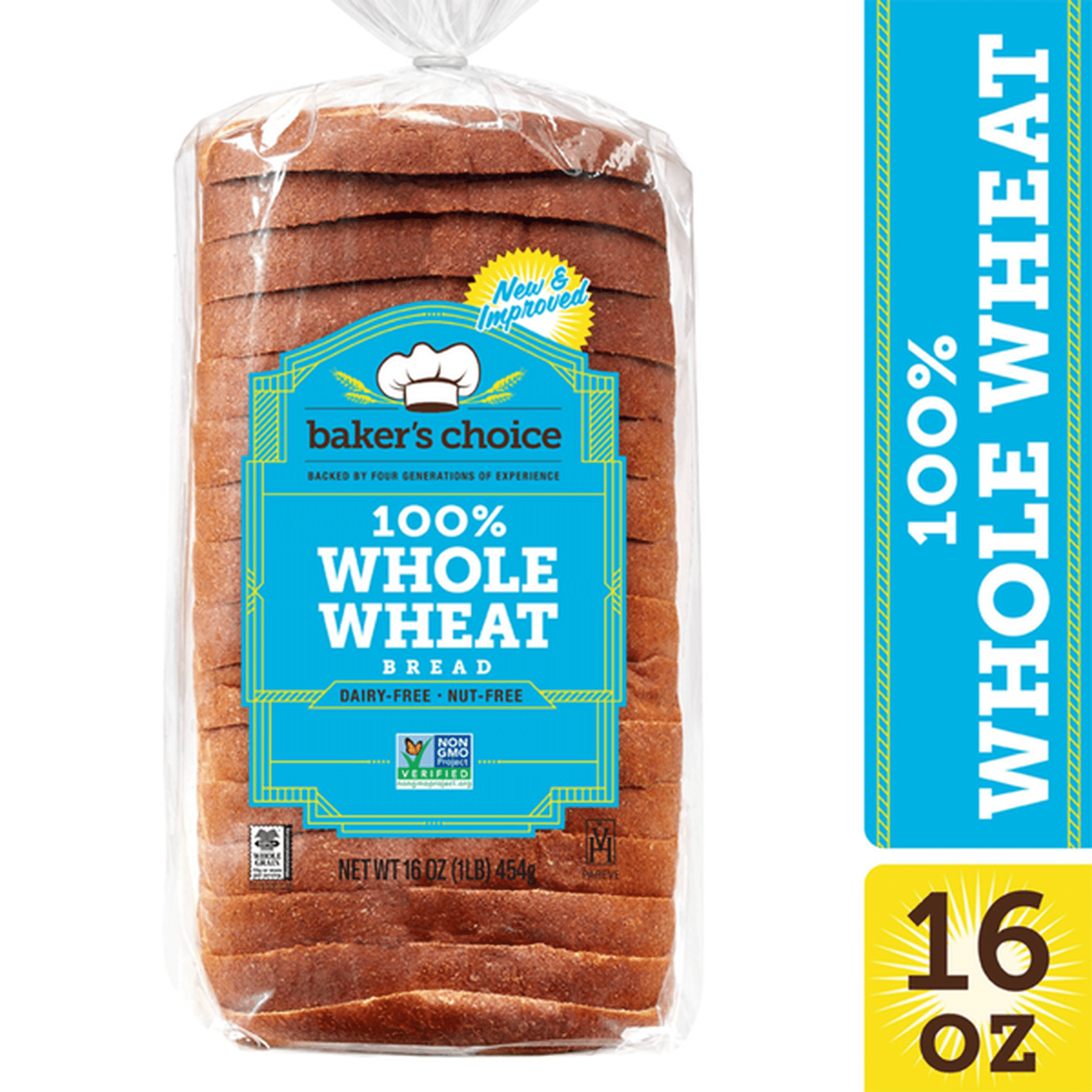 Baker's Choice Bread, 20 Whole Wheat 20 oz Delivery or Pickup ...