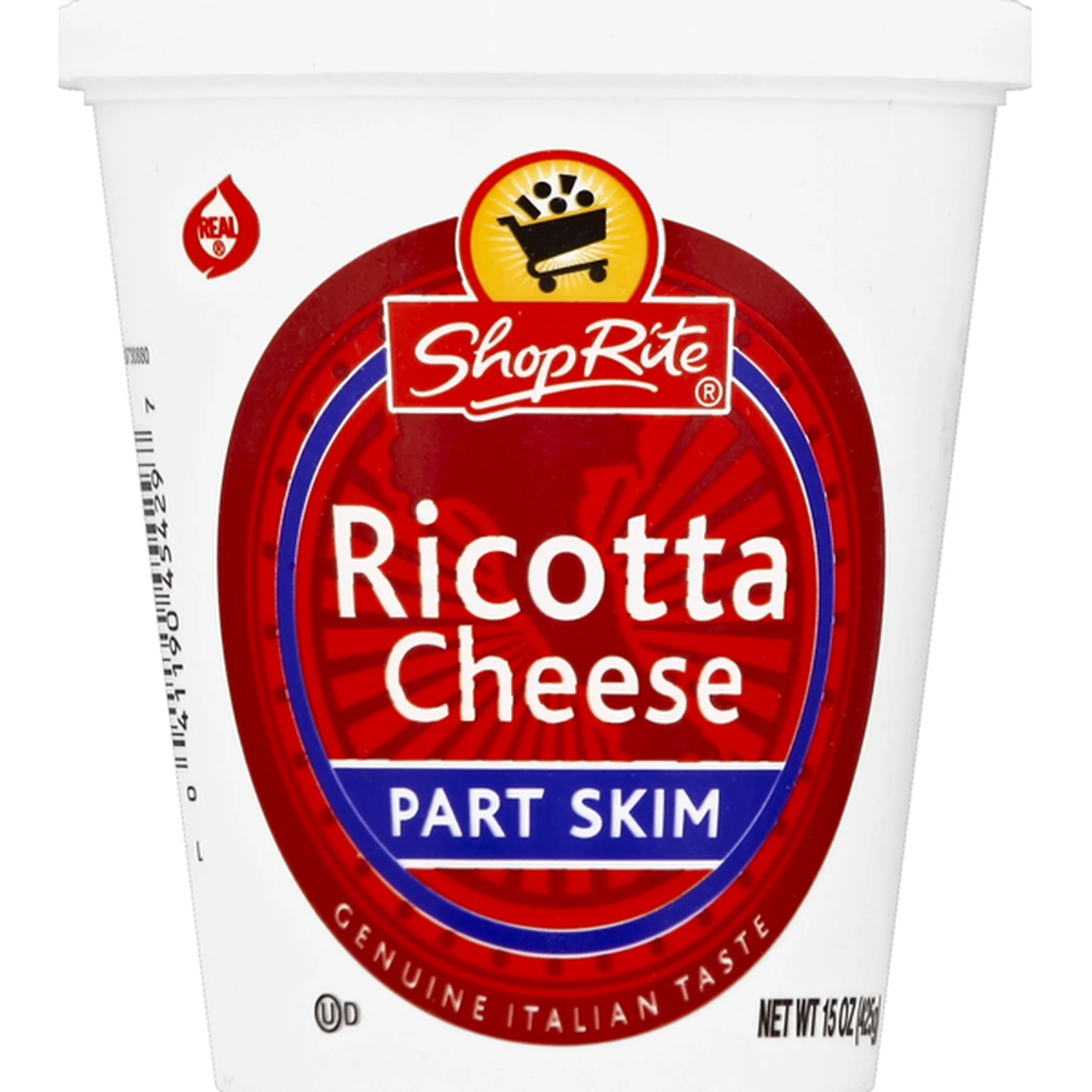 ShopRite Ricotta Cheese, Part Skim (15 Oz) Delivery Or Pickup Near Me ...