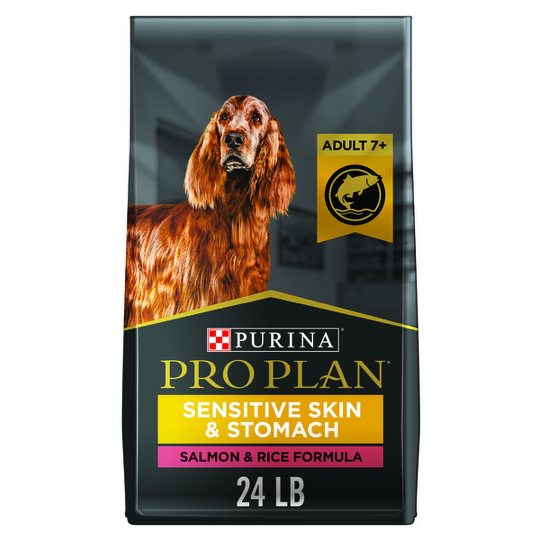 Purina Pro Plan Sensitive Skin Stomach Dog Food Dry Dog Food for SENIOR Dogs Adult 7 Salmon Rice Formula 24 lb Delivery or Pickup Near Me Instacart