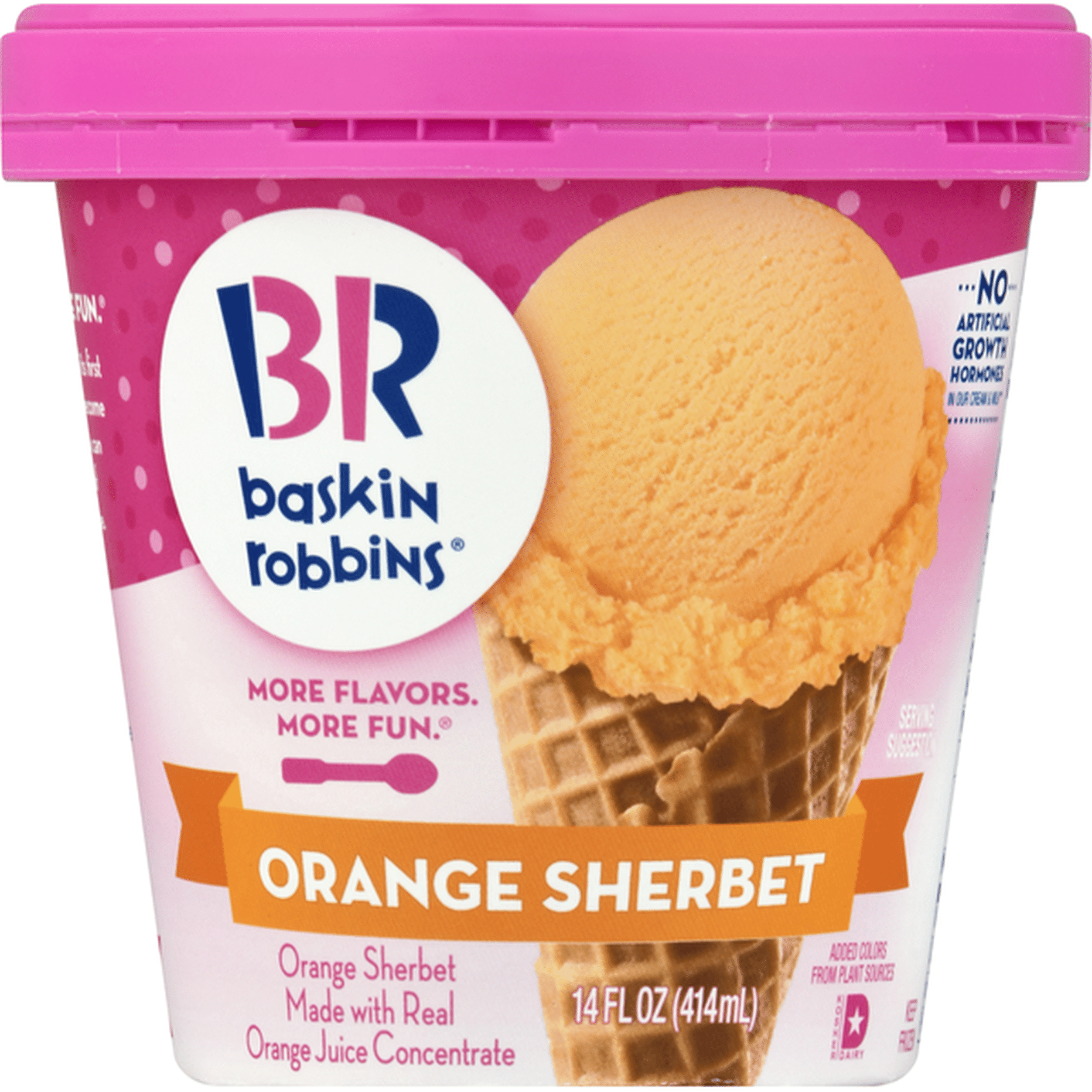 Baskin-Robbins Sherbet, Orange (14 fl oz) Delivery or Pickup Near 