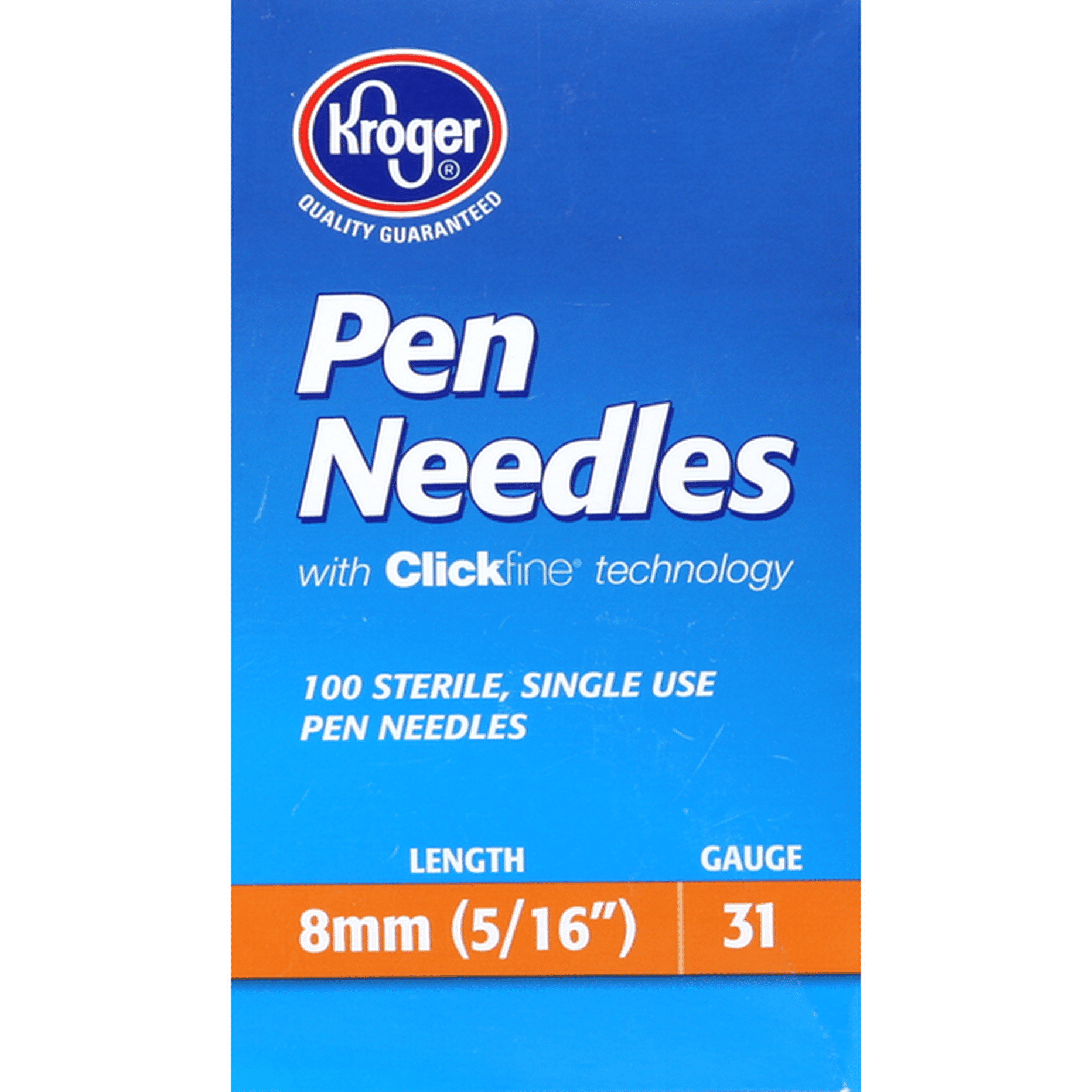 Kroger Pen Needles, Short 20 each Delivery or Pickup Near Me ...