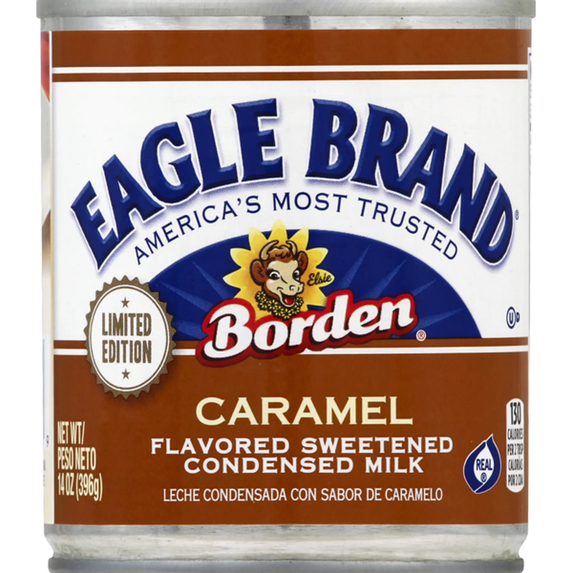 Eagle Brand Condensed Milk, Caramel Flavored, Sweetened (14 oz) Delivery or  Pickup Near Me - Instacart