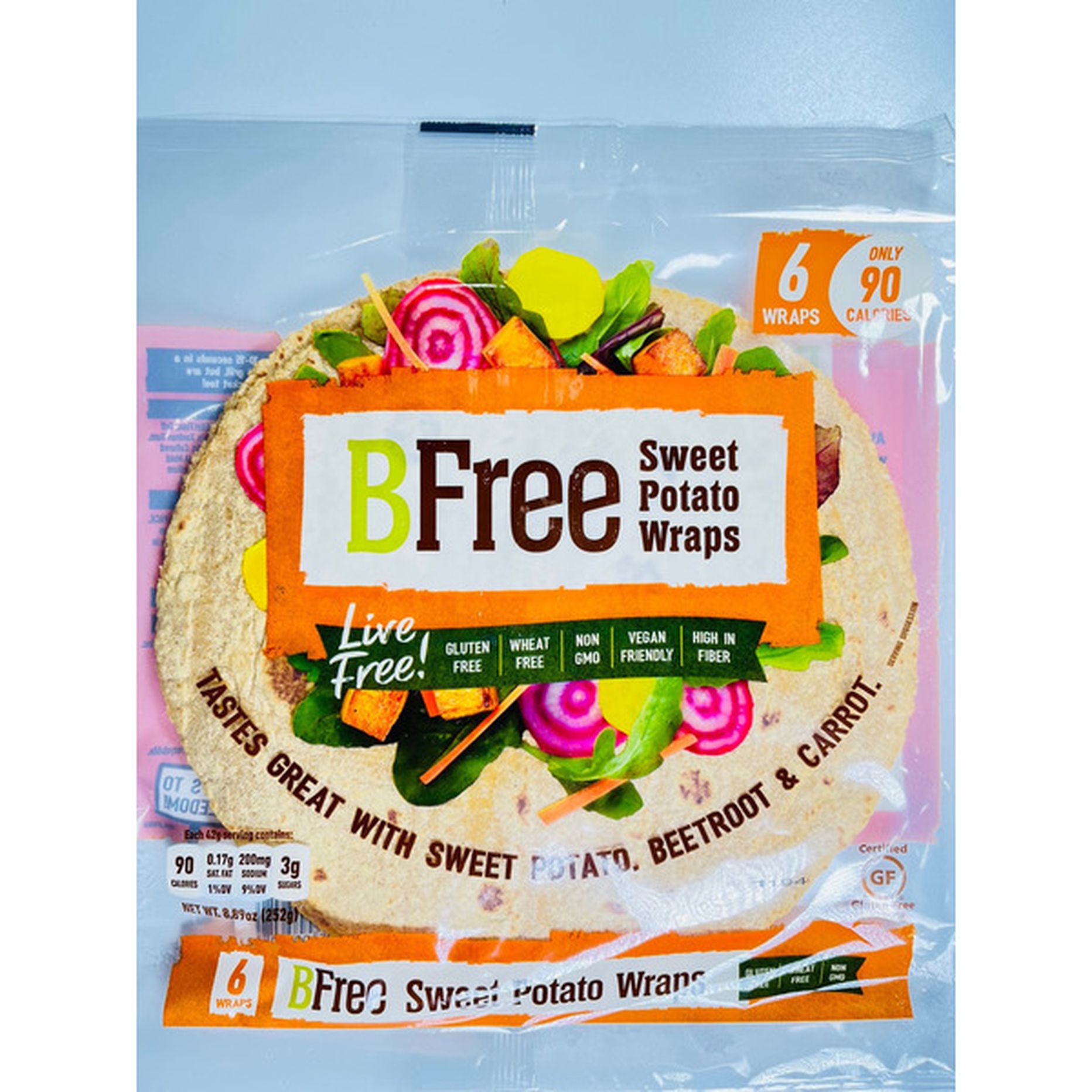 BFree Sweet Potato Wraps (8.89 Oz) Delivery Or Pickup Near Me - Instacart