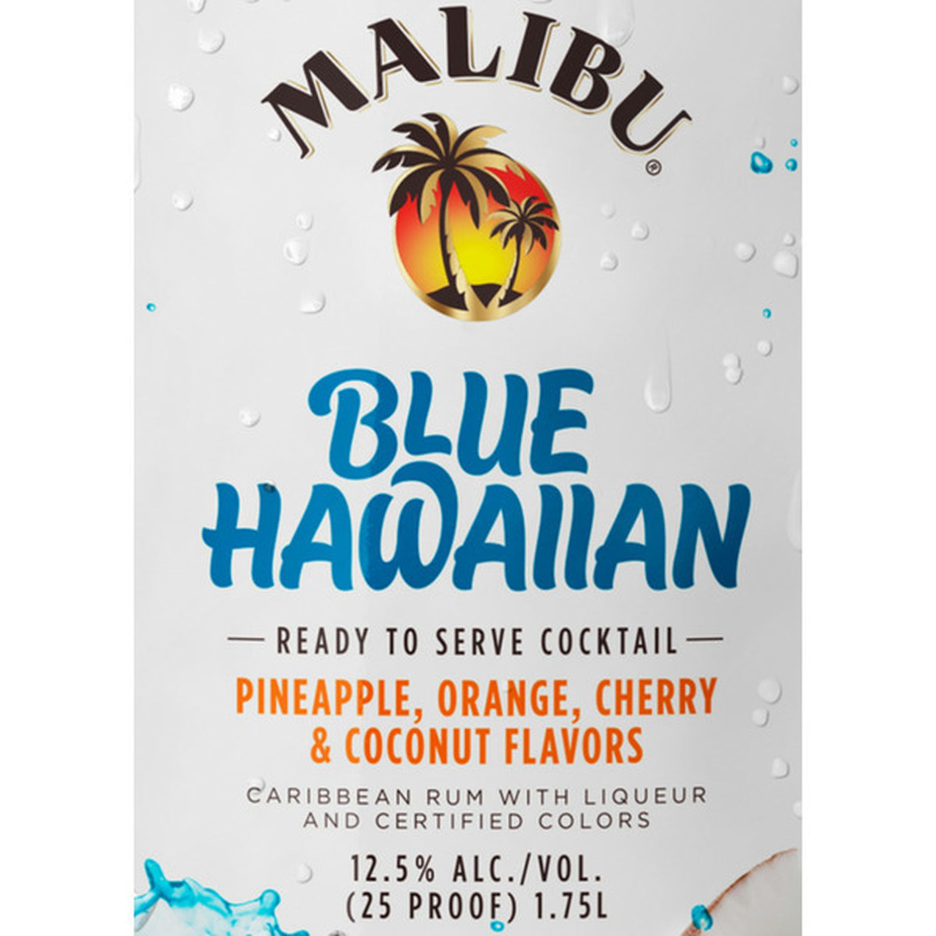 Blue hawaiian malibu pouch sale