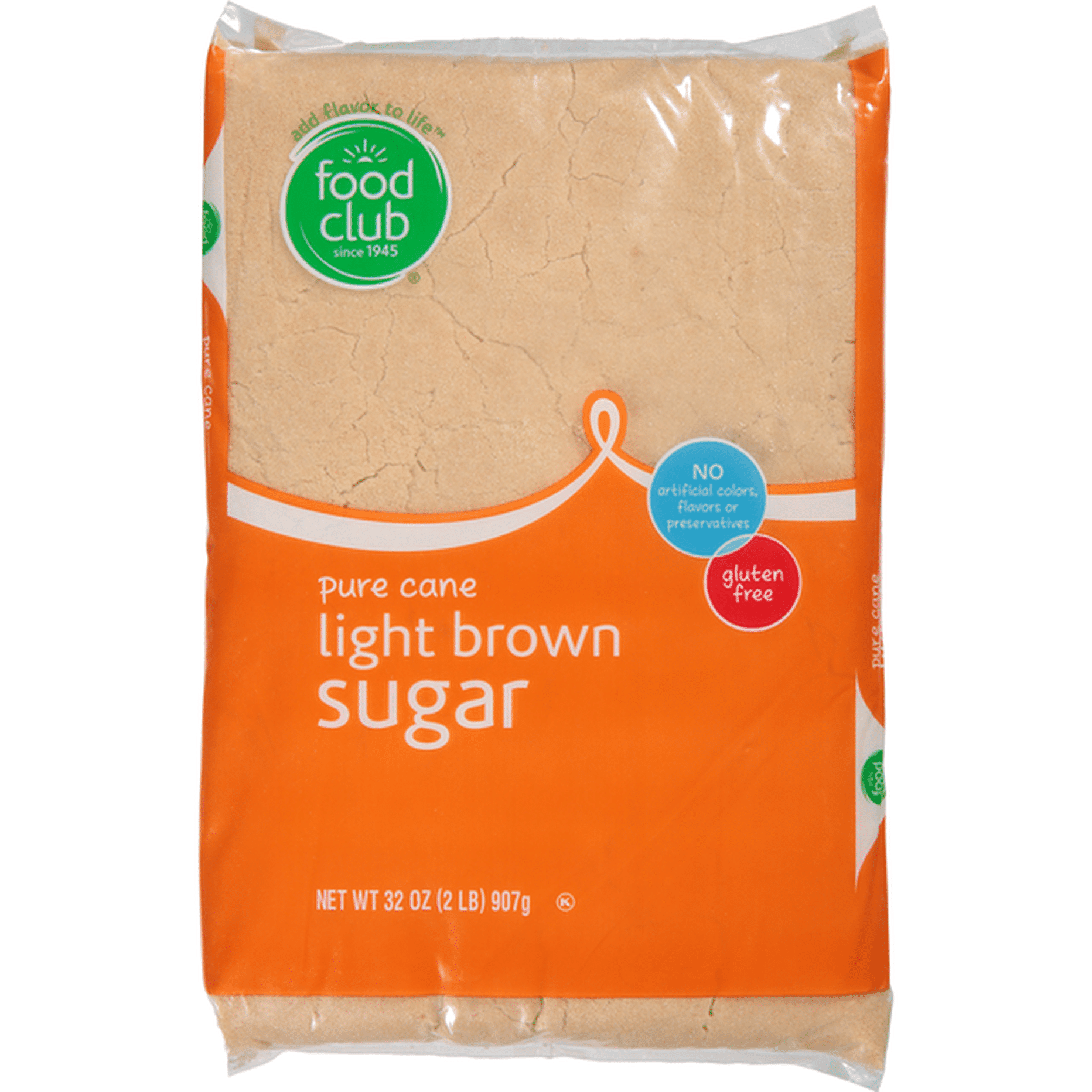 Food Club Sugar, Pure Cane, Light Brown 20 oz Delivery or Pickup ...