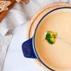 Three-Cheese Fondue