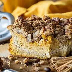 Keto Pumpkin Spice Coffee Cake