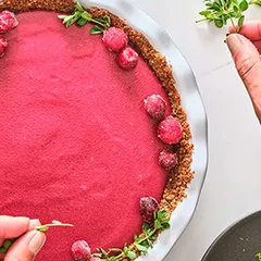 Cranberry Lime Ginger Pie