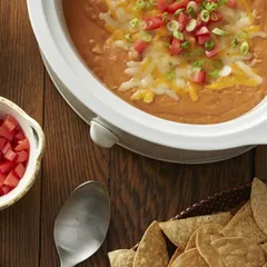 Slow-Cooker Cheesy Chicken Enchilada Bean Dip