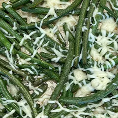 Cheesy Garlic Green Beans