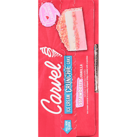 Carvel Lil Love Strawberry Vanilla Ice Cream Crunchie Cake 25 Fl Oz