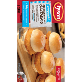 Tyson Sliders, Chicken Breast, Original (8 Each) Delivery Or Pickup ...