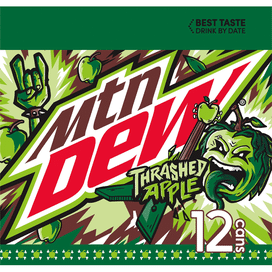 mtn dew thrashed apple