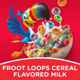 Nestlé NESQUIK Sensations Froot Loops Cereal Flavored Lowfat Milk (14 ...