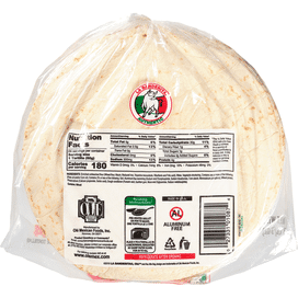 La Banderita Flour Tortillas, Soft Taco, Homestyle, Jumbo Pack (24 each ...