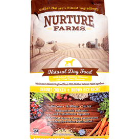 Nurture Farms Dog Food, Natural, Deboned Chicken & Brown Rice Recipe ...