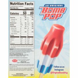 Bomb Pop Original Sugar Free Ice Pops (12 ct) Delivery or Pickup Near ...