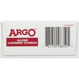 X4 Argo Gloss Laundry Starch, fashion BLUE, 16oz - Box DMG, Read Description.