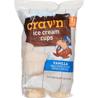 Crav'n Flavor Ice Cream Cups, Vanilla (3 fl oz) Delivery or Pickup Near ...