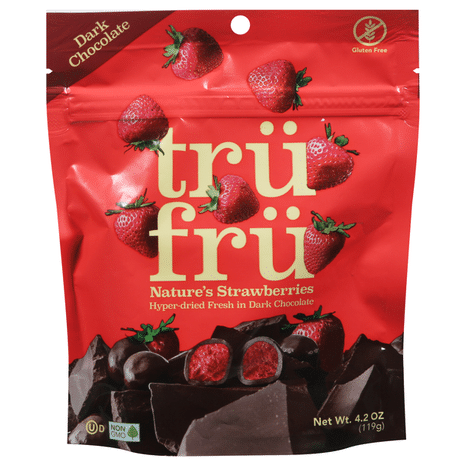 Tru Fru Nature's Strawberries, Dark Chocolate (4.2 oz) Delivery or ...