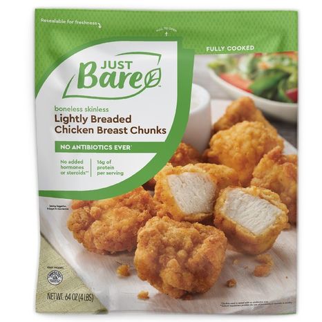 Just Bare Chicken Breast Chunks, Lightly Breaded (64 oz) Delivery or ...