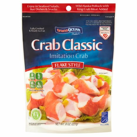 Trans-Ocean Imitation Crab, Flake Style (8 oz) Delivery or Pickup Near ...