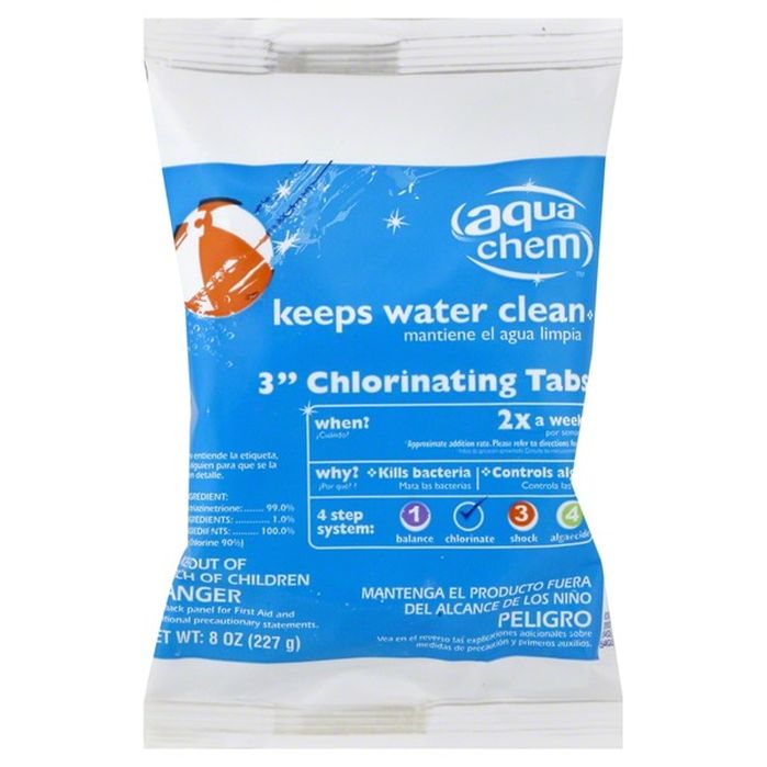 aqua chem 3 inch chlorine tabs plus