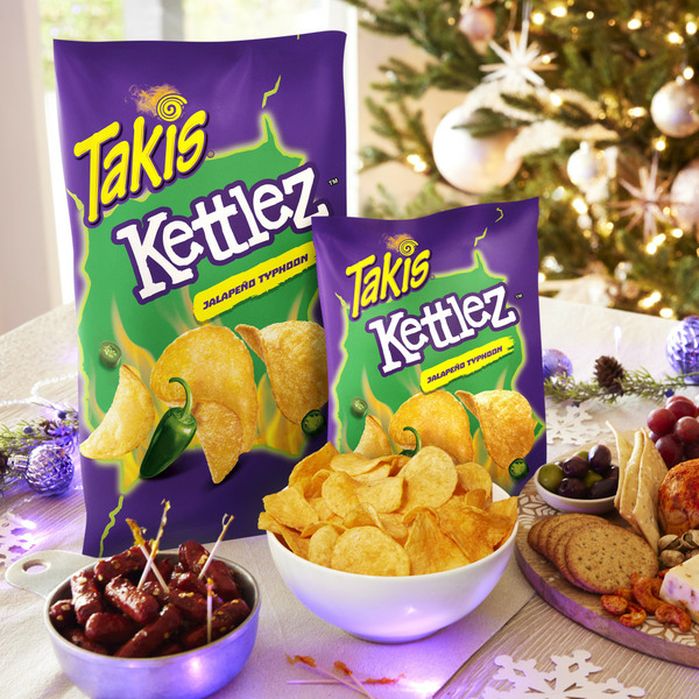 Takis Kettlez Jalapeno Typhoon Kettle-Cooked Potato Chips Bag (2.5 oz ...