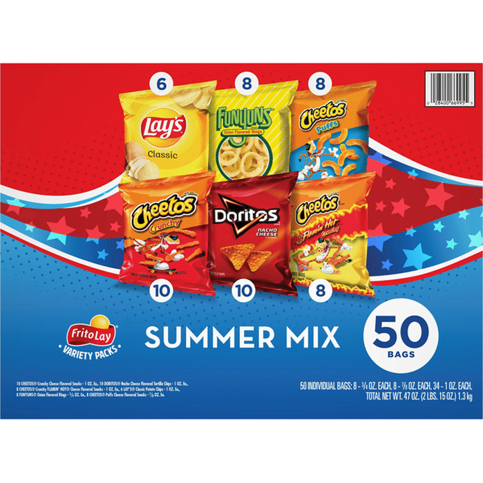 Frito Lay Summer Mix, Variety Packs (50 each) Delivery or Pickup Near