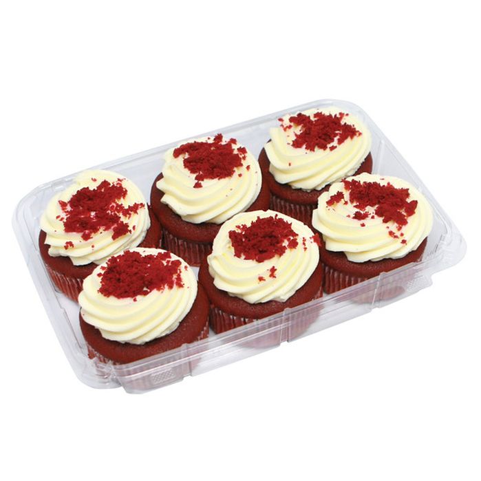 Costco Red Velvet Cupcakes With Cream Cheese Icing (6 ct) Delivery or