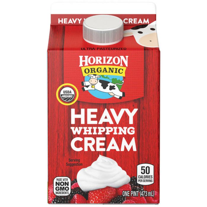 Horizon Organic Organic Heavy Whipping Cream 16 Fl Oz Delivery Or Pickup Near Me Instacart 