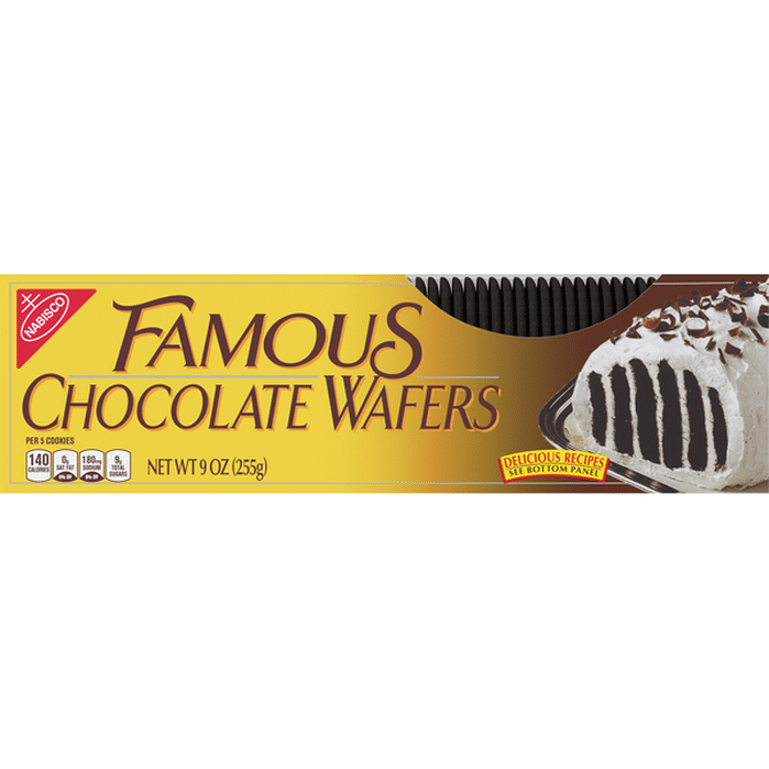 Nabisco Famous Chocolate Wafers Chocolate Cookies (9 oz) Delivery or ...