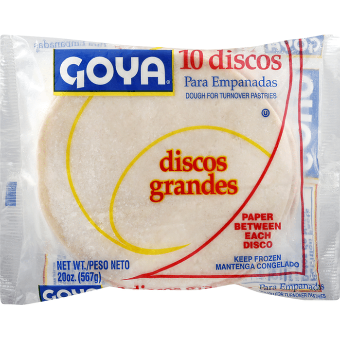 Goya Empanada Dough Discs For Turnover Pastries Large 20 Oz Delivery Or Pickup Near Me 3798