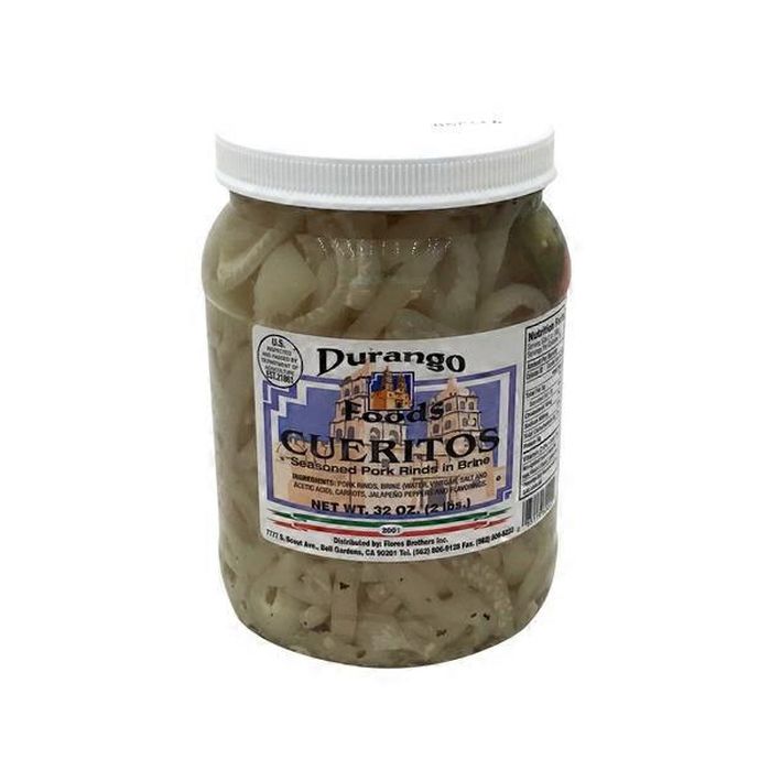 Durango Foods Cueritos Seasoned Pork Rinds In Brine (32 oz) Delivery or