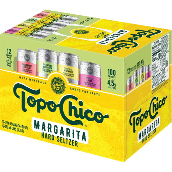 Topo Chico Hard Seltzer Margarita Variety Pack Gluten Free Hard Seltzer