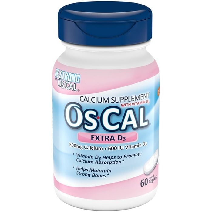 Os Cal Calcium Supplement With Vitamin D 500 Iu Caplets 60 Each Delivery Or Pickup Near Me