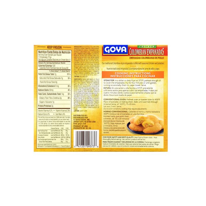 Goya Colombian Chicken Empanadas 10 Oz Delivery Or Pickup Near Me