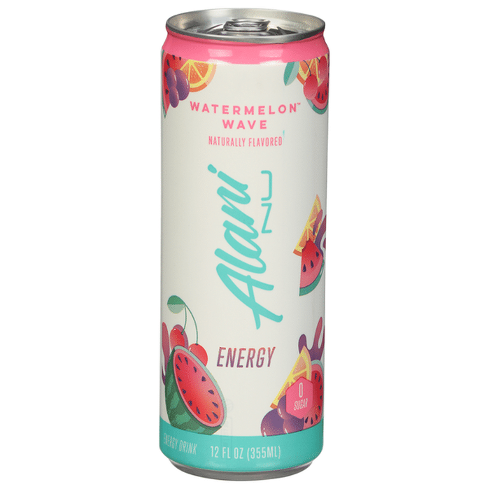 Alani Nu Energy Drink, Watermelon Wave (12 fl oz) Delivery or Pickup ...