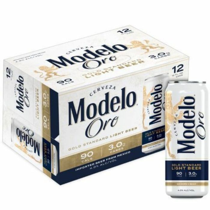 Modelo Canned Oro Light Beer (12 fl oz) Delivery or Pickup Near Me ...