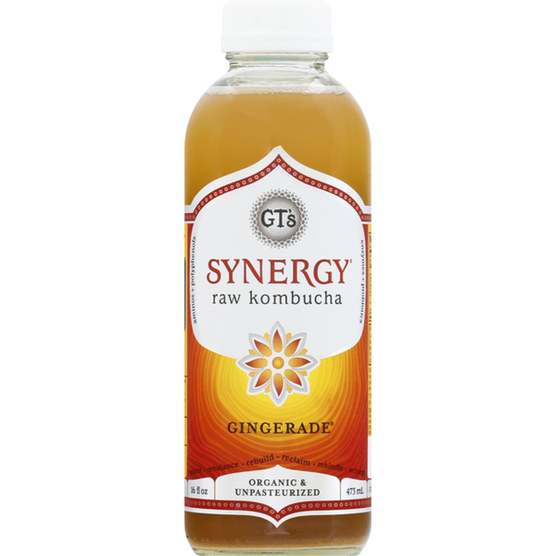 GTs Kombucha, Raw, Gingerberry (16 fl oz) Delivery or Pickup Near Me ...