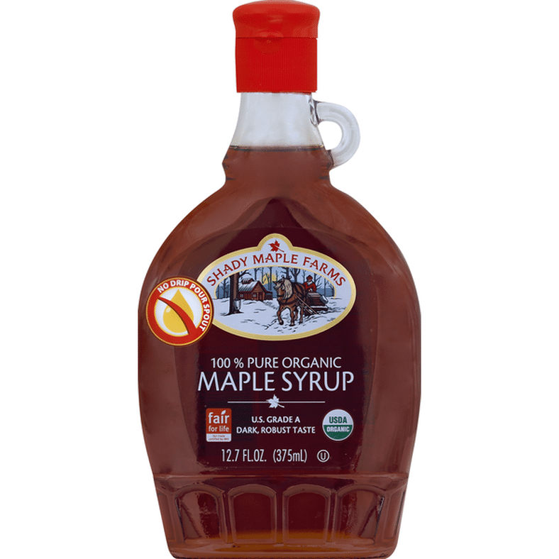 Shady Maple Farms 100% Pure Organic Maple Syrup (16.9 Fl Oz) Delivery ...