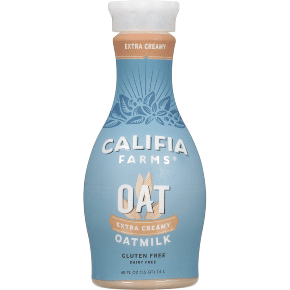 Califia Farms Extra Creamy Oat Milk 48 Fl Oz Delivery Or Pickup Near Me Instacart