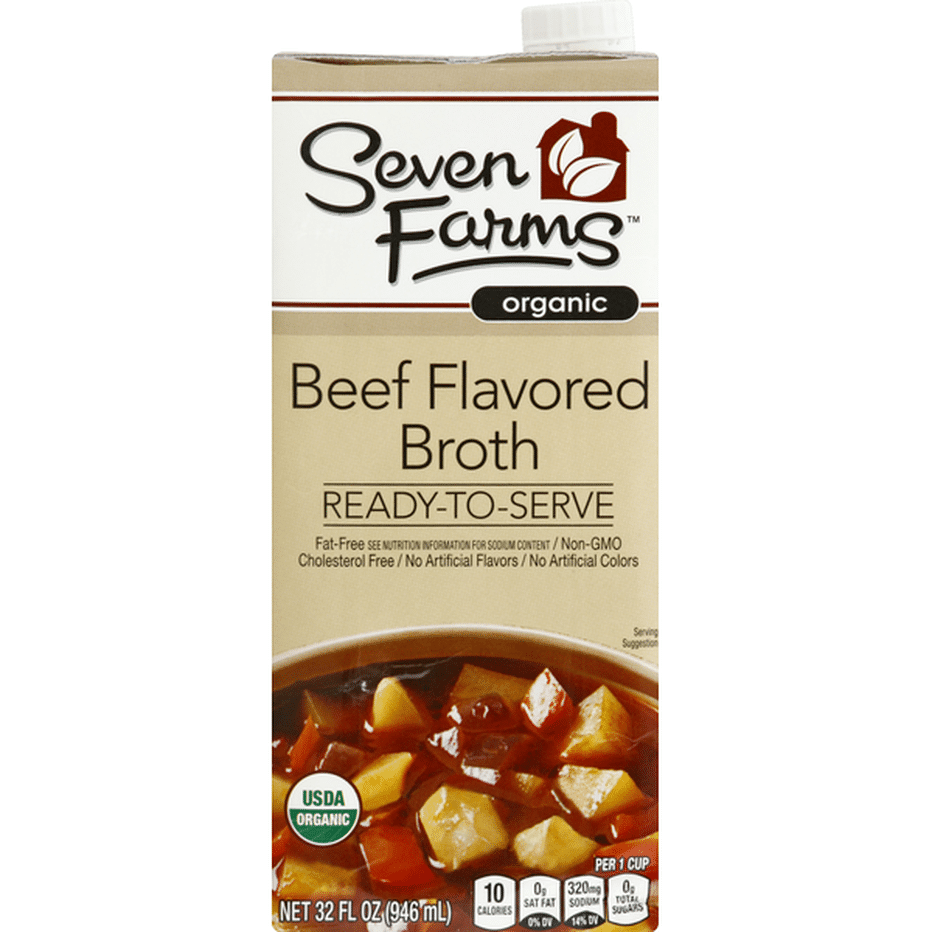 Seven Farms Broth Organic Beef Flavored Fl Oz Delivery Or Pickup