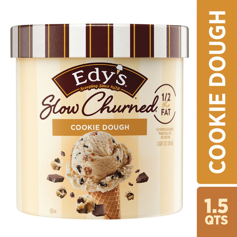 Dreyer #39 s EDY #39 S/DREYER #39 S SLOW CHURNED Cookie Dough Light Ice Cream