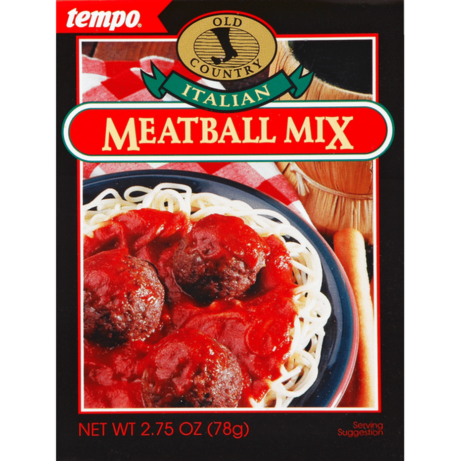 Tempo Meatball Mix Italian 2 75 Oz Delivery Or Pickup Near Me