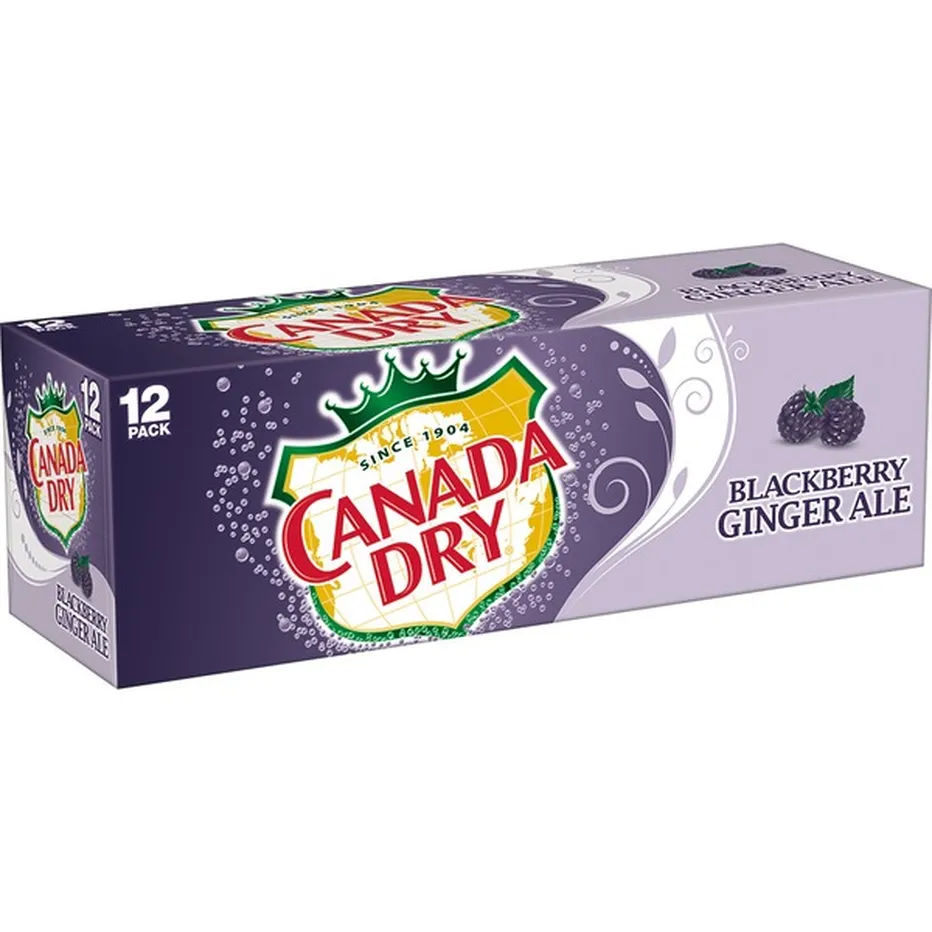 Canada Dry Blackberry Ginger Ale 12 Fl Oz Delivery Or Pickup Near Me Instacart