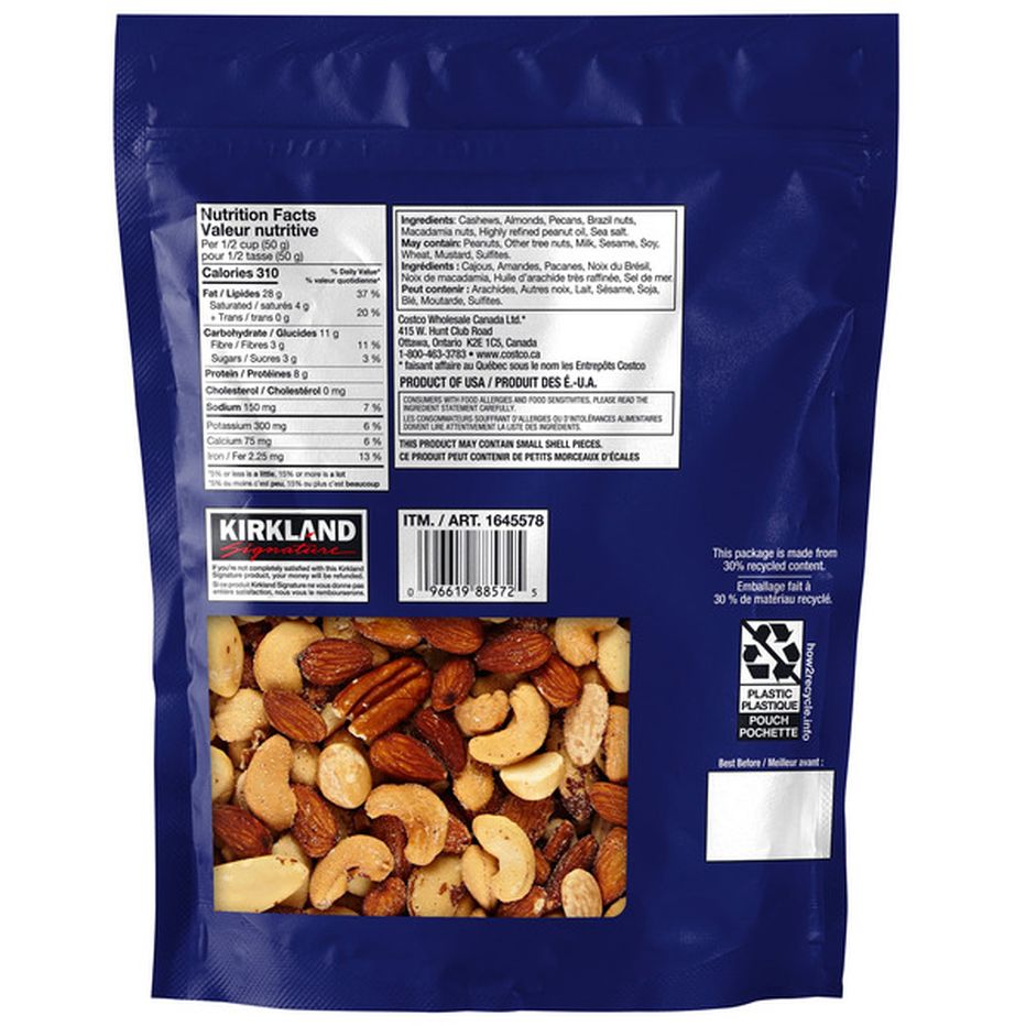 Kirkland Signature Extra Fancy Salted Mixed Nuts Oz Delivery Or