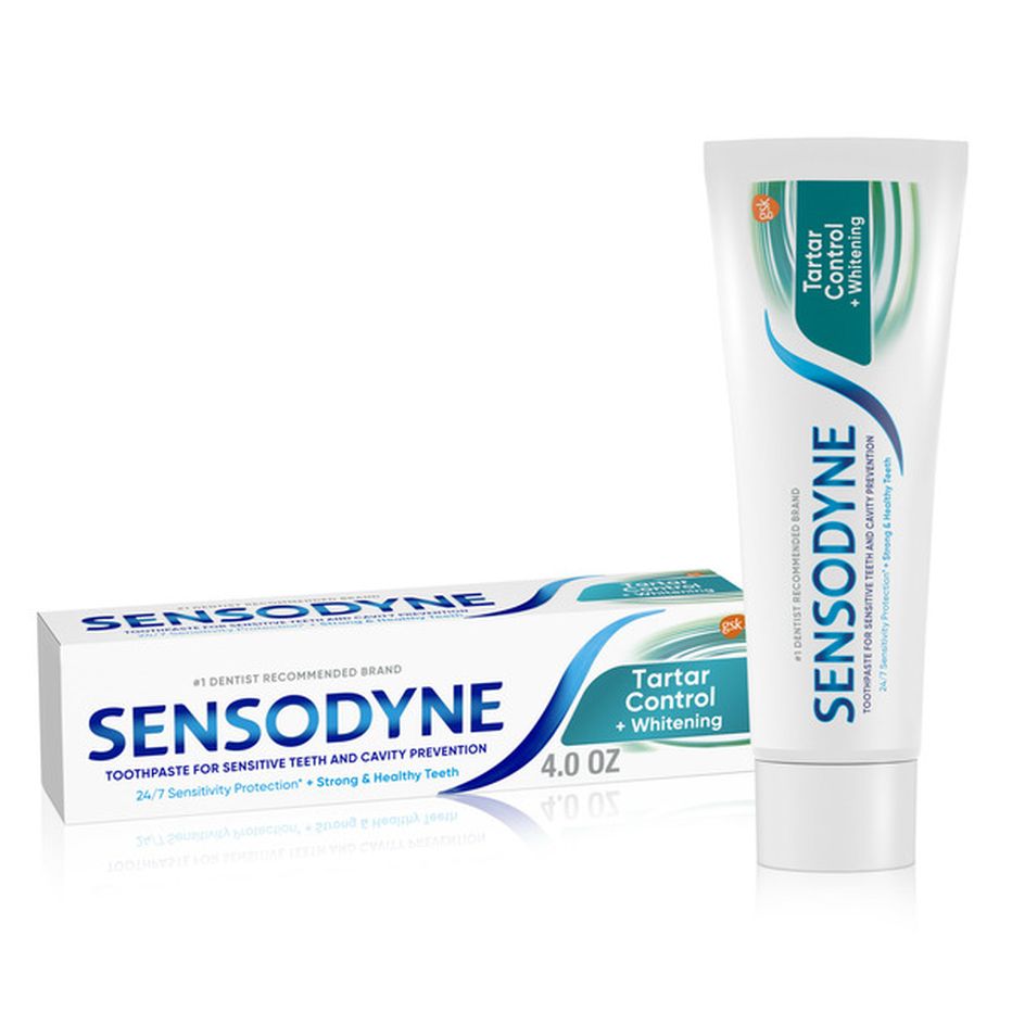 Sensodyne Tartar Control Plus Whitening Toothpaste - 4 Oz (4 oz ...